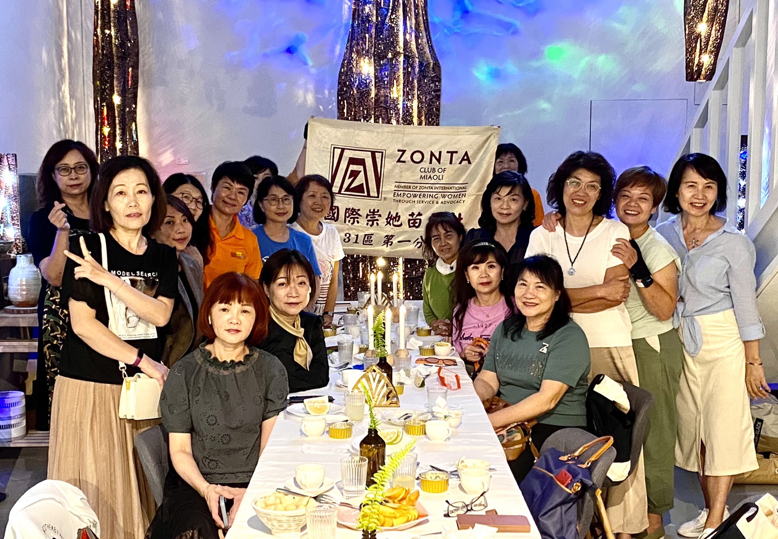 國際崇她苗栗社九月份例會暨秋季藝術之旅
