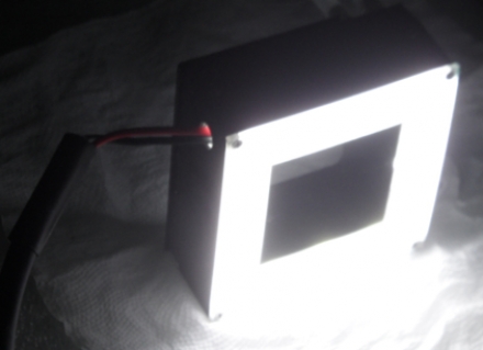 客製化 50x50mm 口字型  LED燈箱