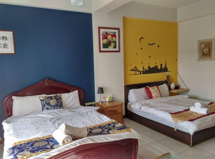 Room 38741 台南市區，近成大，典雅經濟4人套房